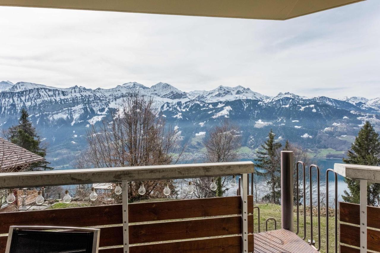 Apartment Alpenrose 2.5 Mit Mitbenutzung Spa & Wellness - Griwa Rent Ag Beatenberg Exterior photo